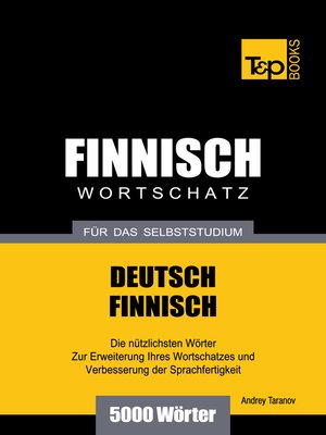 cover image of Deutsch-Finnischer Wortschatz für das Selbststudium
